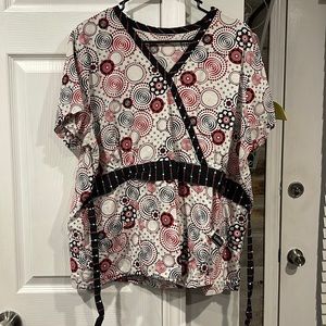 Womens scrub top